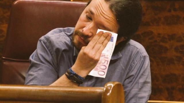 Las lágrimas de Pablo Iglesias en el Congreso se convierten en meme