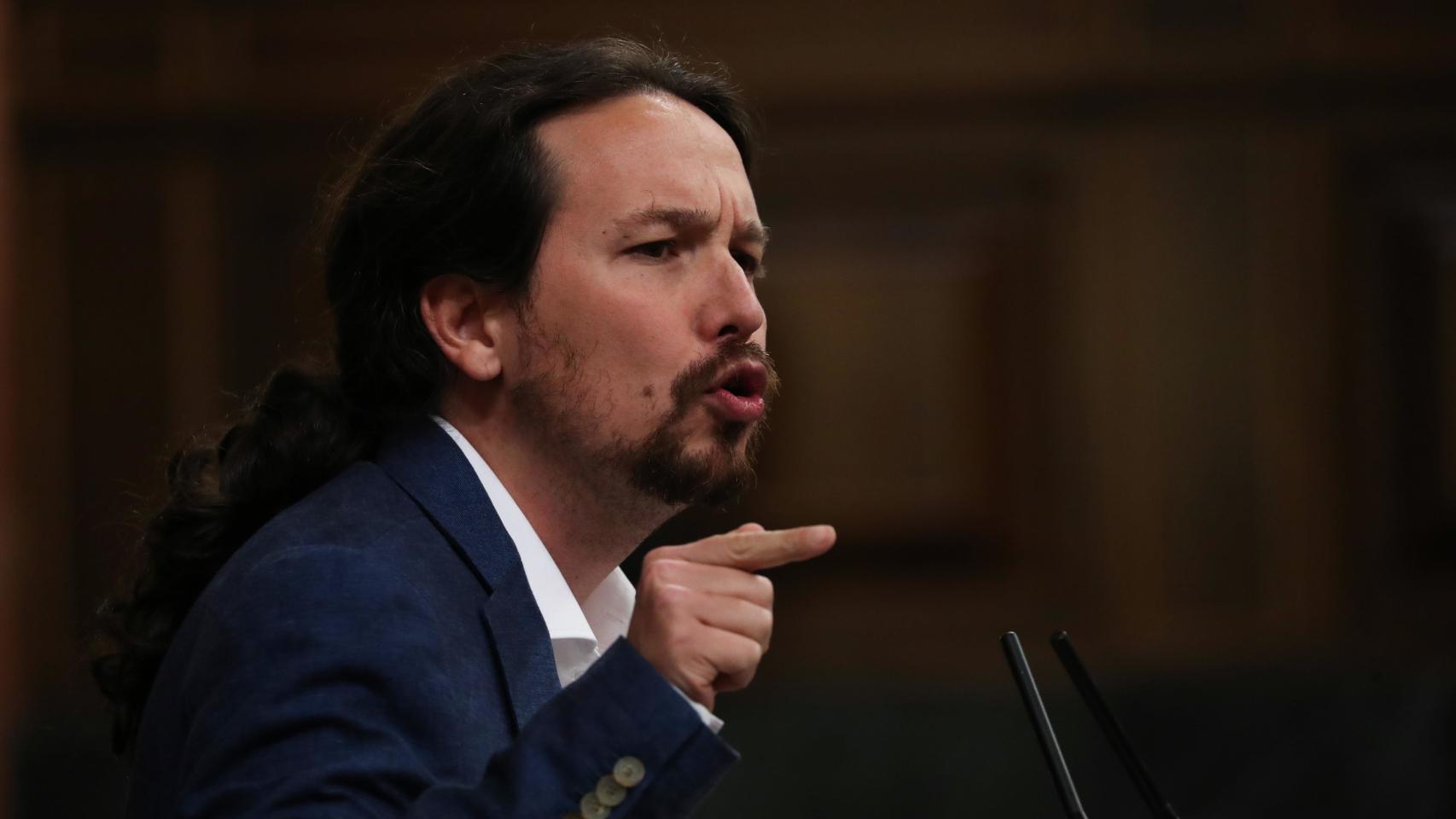 Iglesias durante su intervención