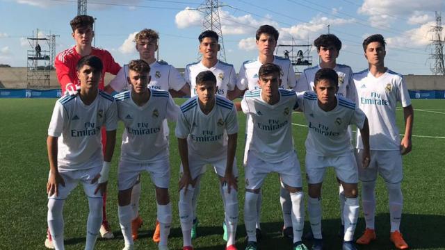 Juvenil C del Real Madrid. Foto: Twitter (@mundialmadrid)