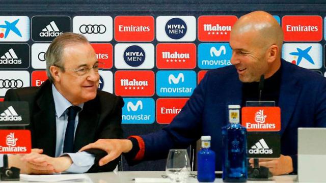 Zinedine Zidane, en su última rueda de prensa en el Real Madrid