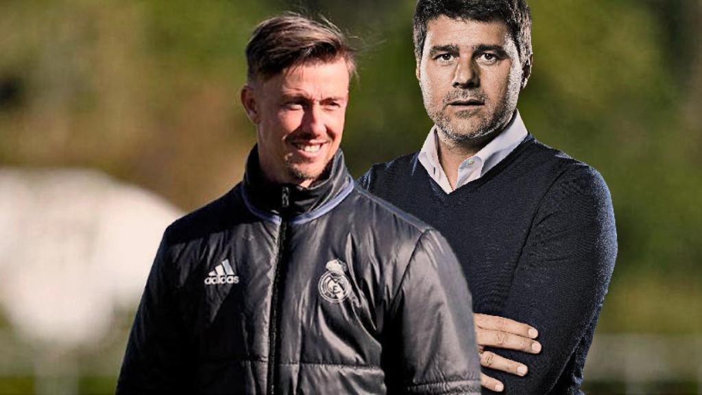 José María Gutierrez 'Guti' y Mauricio Pochettino