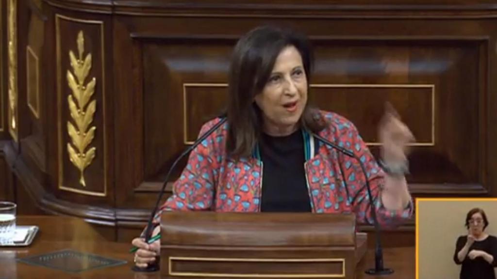 Margarita Robles, en el Congreso.