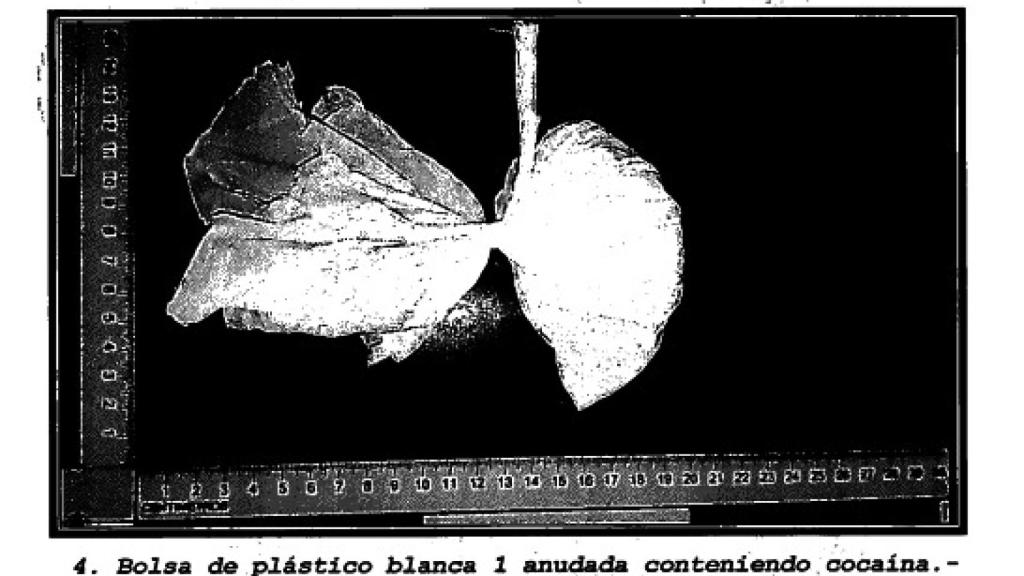 Una porción de droga decomisada en los registros judiciales.