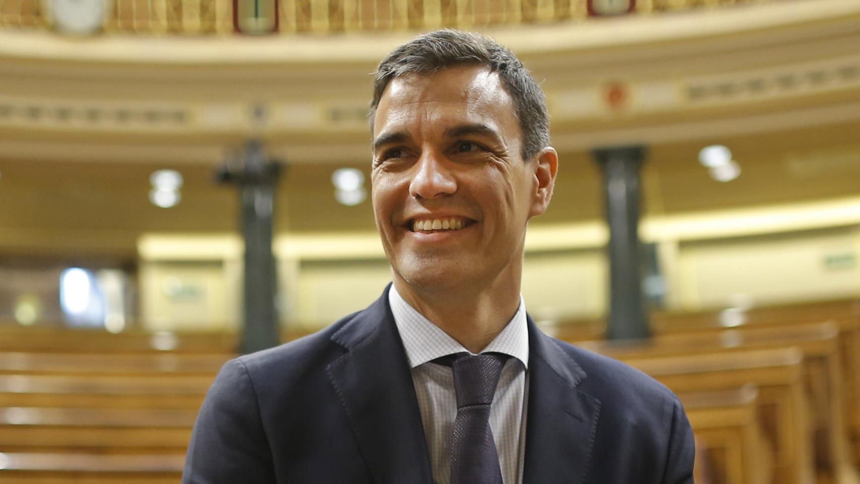 Pedro Sánchez en el Congreso de los Diputados. Gtres.