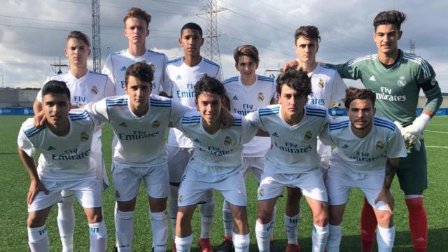 Juvenil C del Real Madrid. Foto: Twitter (@mundialmadrid)