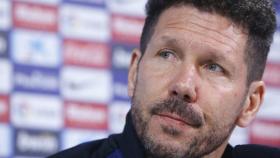 Simeone en rueda de prensa Foto Twitter (@Atleti)