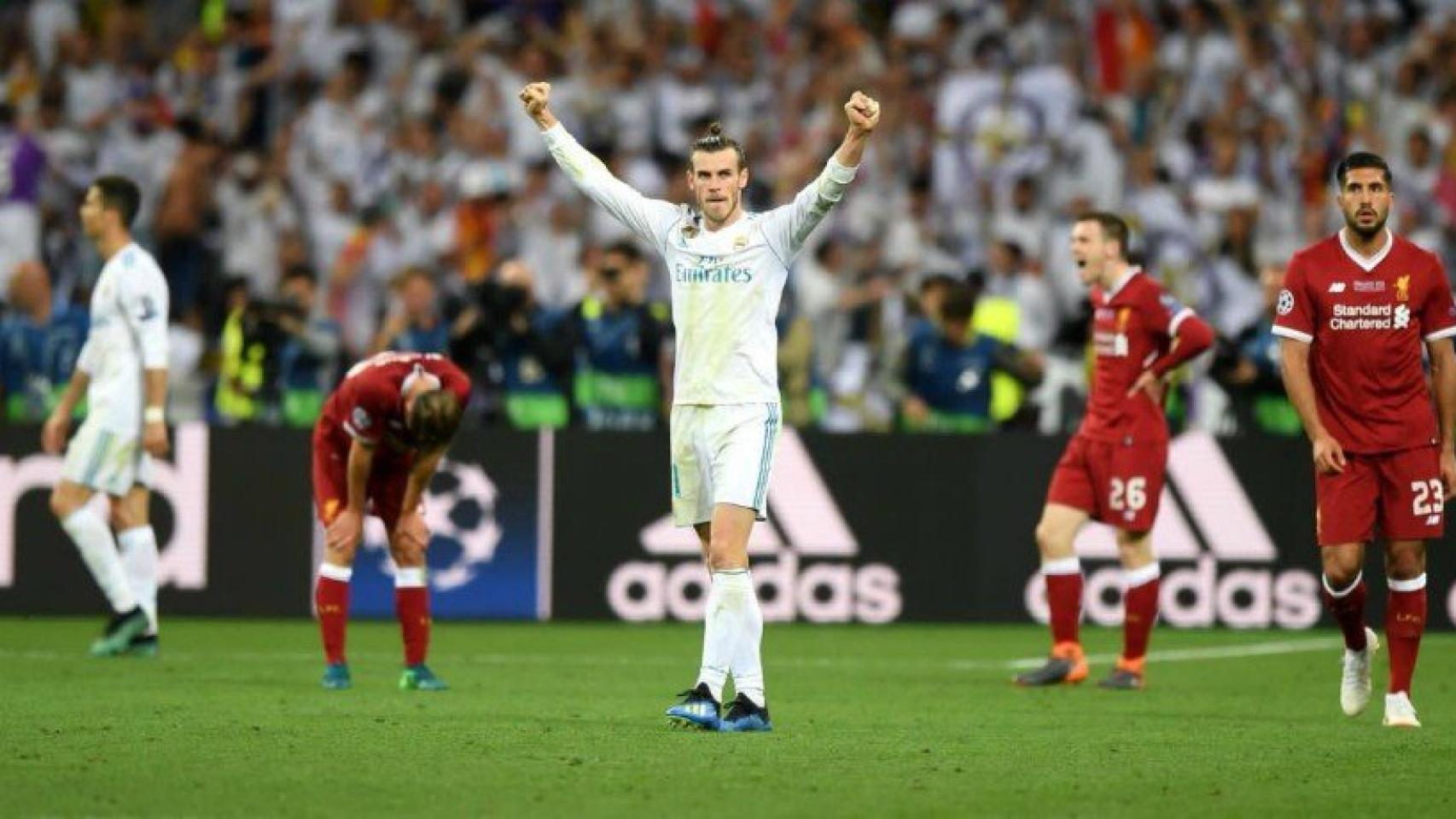 Bale celebra la Champions en Kiev. Foto Twitter (@GarethBale11)