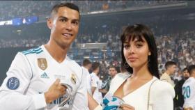 Cristiano y Georgina en la celebración de La Decimotercera