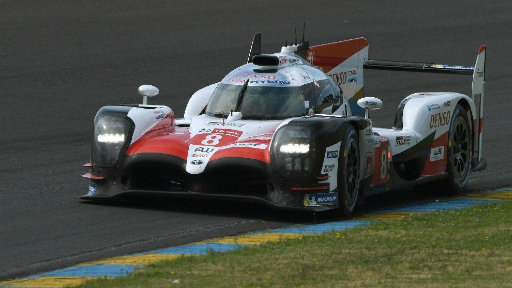 El Toyota número 8, con el que Alonso disputará las 24 Horas de Le Mans.