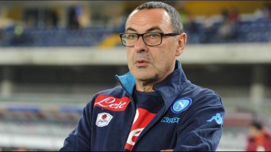 Mauricio Sarri, en un partido con el Nápoles. Foto: sscnapoli.it