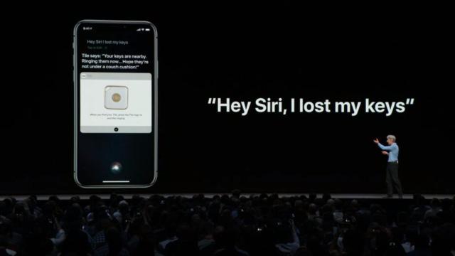 siri i lost my keys ios 12