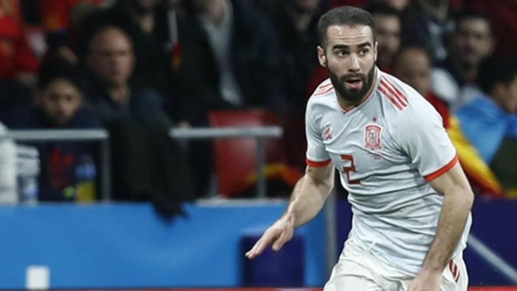 Carvajal con la Selección. Foto: rfef.es