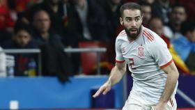 Carvajal con la Selección. Foto: rfef.es