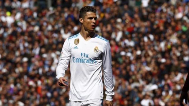 Cristiano Ronaldo, en el partido contra el Atleti. Foto: Pedro Rodriguez/El Bernabéu