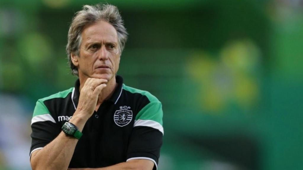 Jorge Jesus, entrenador del Sporting de Portugal. Foto: Twitter (@Sporting_CP)