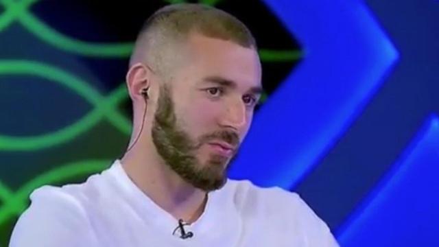 Benzema, durante una entrevista en Kuwait