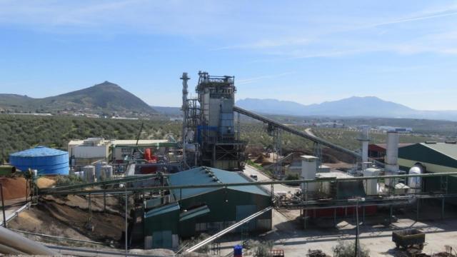 Vista de la empresa de aceites denunciada por no pagar a sus trabajadoras.