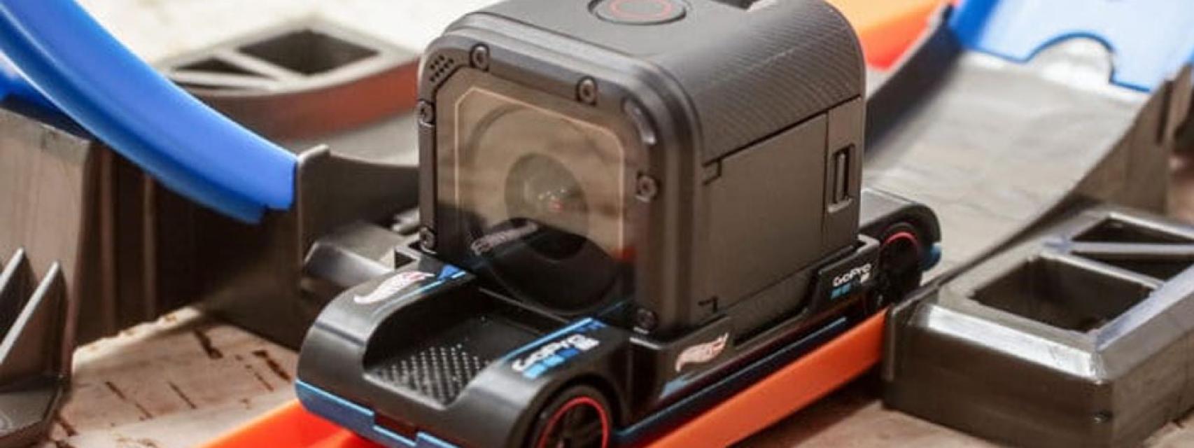 Carro hot wheels gopro best sale