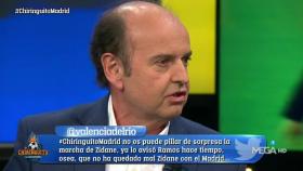 Juanma Rodríguez en El Chiringuito. Foto: Twitter (@elchiringuitotv)