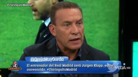 Francisco Buyo en El Chiringuito. Foto: Twitter (@elchiringuitotv)
