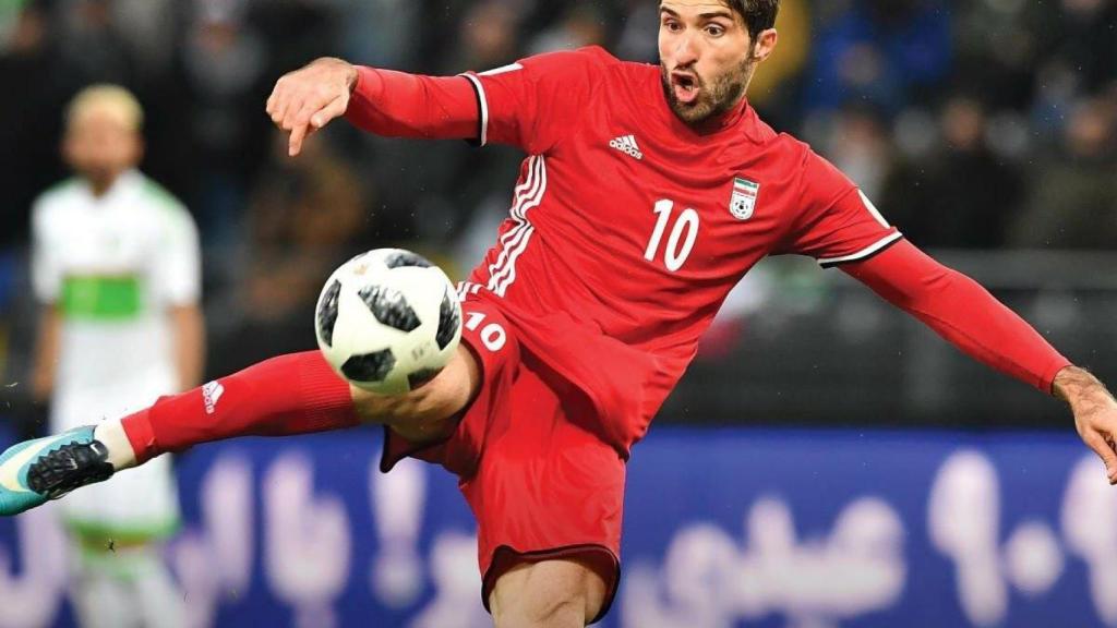 Karim Ansarifard, jugador de Irán.