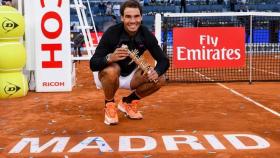 Rafa Nadal, en el Mutua Madrid Open 2018.