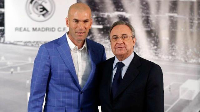 Zidane y Florentino Pérez