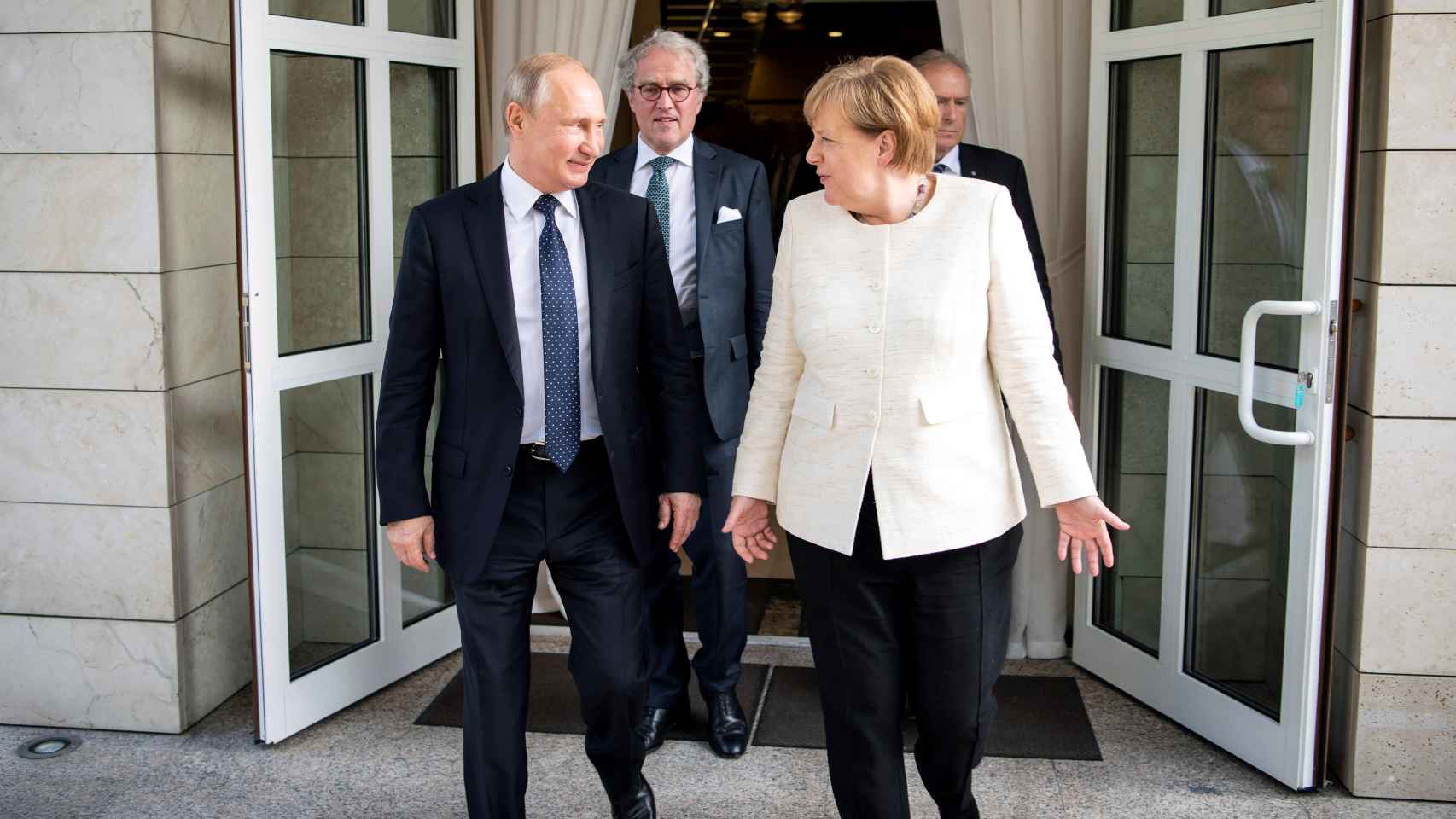 Conversaciones entre Vladimir Putin y Ángela Merkel