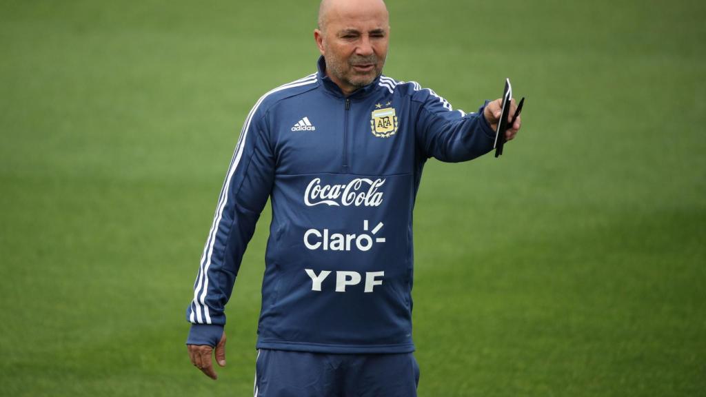 Jorge Sampaoli, acusado de abusar de una trabajadora de AFA en Buenos Aires.