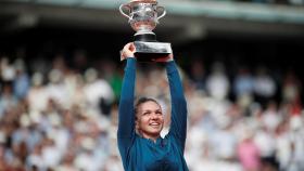 Halep, con su primer grande en Roland Garros.