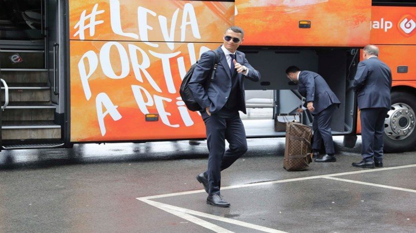 Cristiano ya está en Rusia. Foto: Facebook (Seleçoes de Portugal)