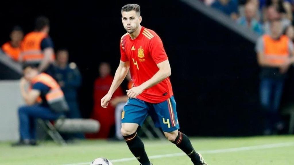 Nacho durante un partido con España. Foto: Facebook (@sefutbol).