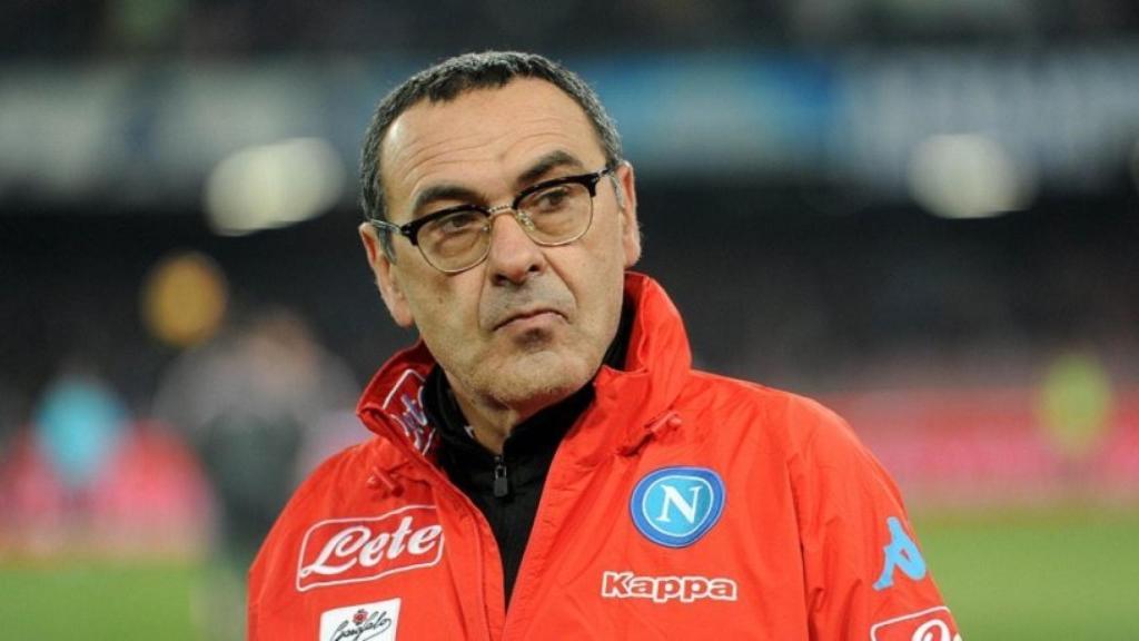 Maurizio Sarri, entrenador del Nápoles