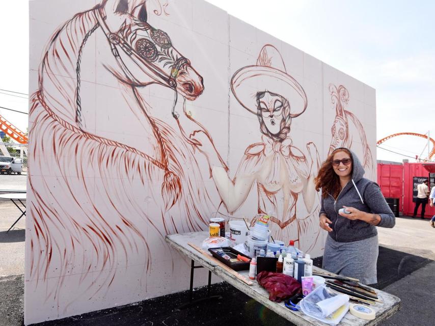 La artista afincada en Barcelona, Miss Van.