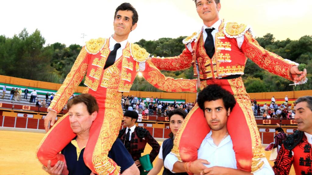 Víctor Janeiro en la plaza de todos de Ubrique.