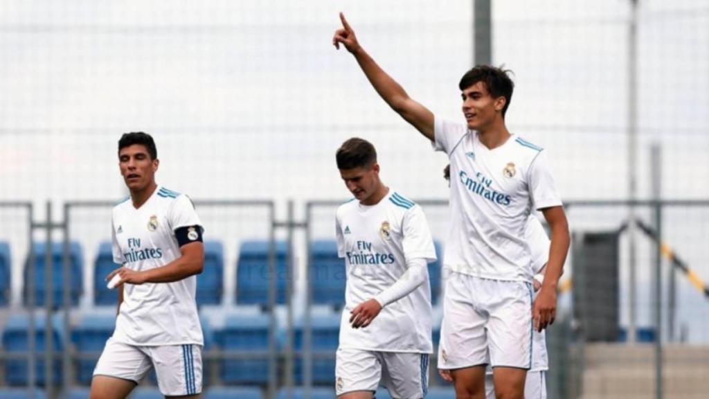 Pedro Ruiz, jugador del Juvenil A del Real Madrid