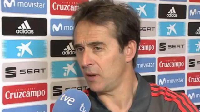 Lopetegui habla para TVE