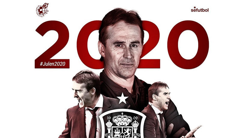 Julen Lopetegui, renueva con la selección española de fútbol hasta 2020