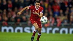 Alexander-Arnold durante un partido de Champions con el Liverpool. Foto: liverpoolfc.com