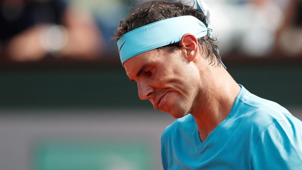 Nadal, durante un partido del pasado Roland Garros.