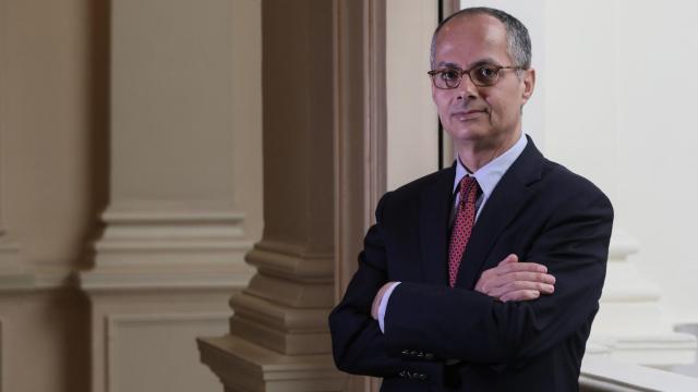 Omar Yaghi, catedrático de la universidad de Berkeley, en Madrid.