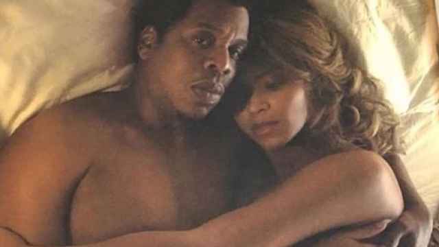 Beyoncé y Jay Z en una de las imágenes.