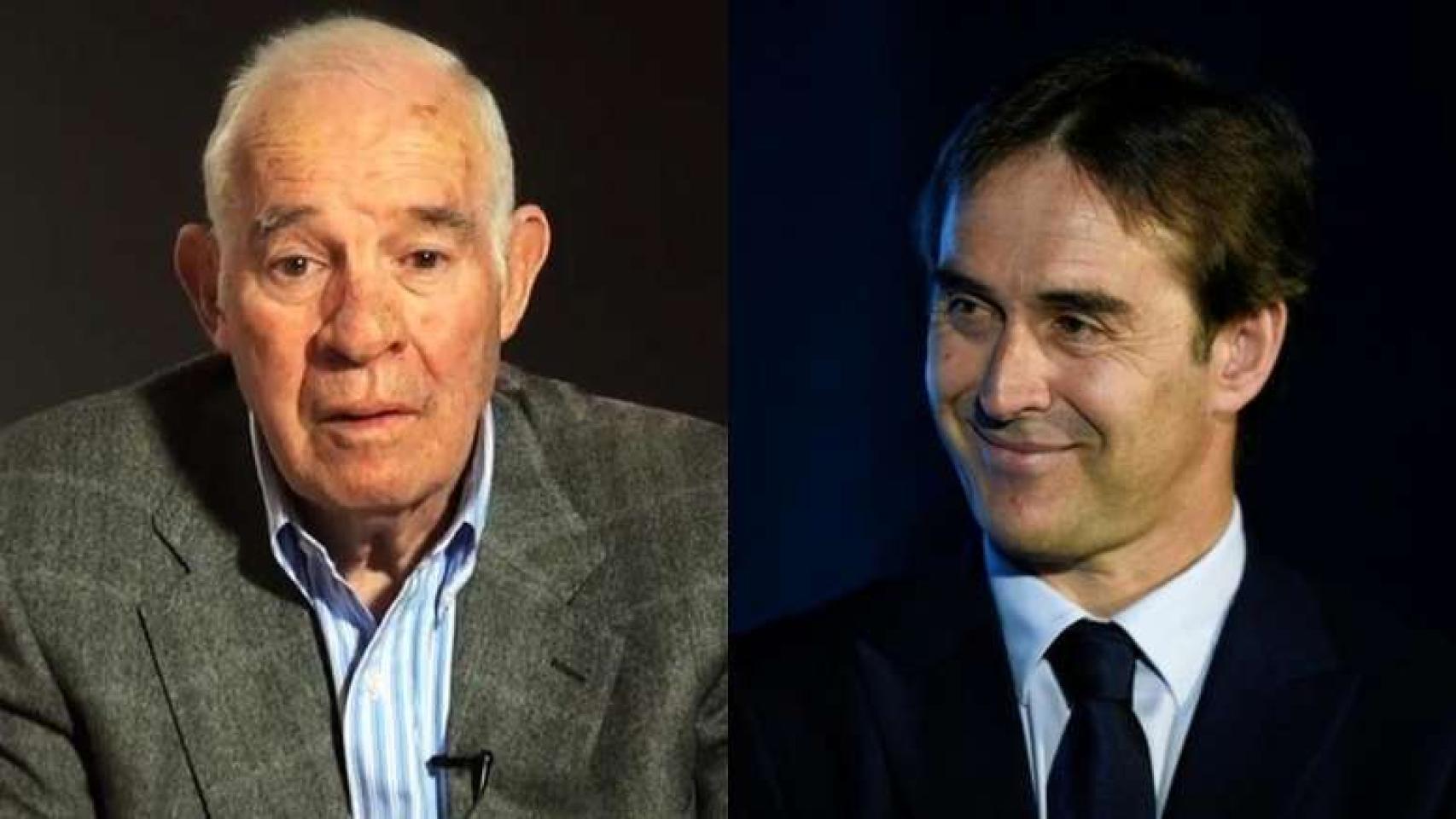 Luis Aragonés y Julen Lopetegui.