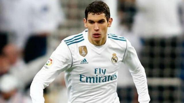 Vallejo, en un partido del Real Madrid. Foto: Twitter (@JesusVallejo)