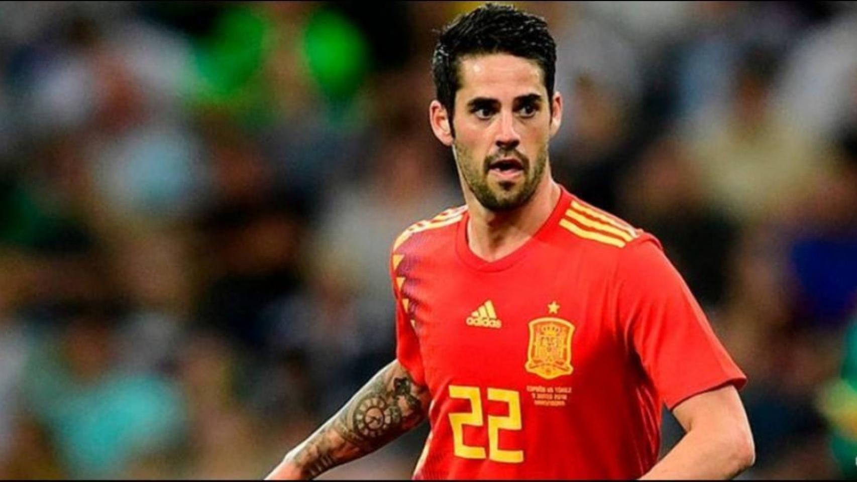 Isco, en un partido de la selección española