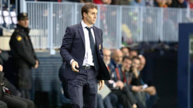 Lopetegui en un partido de la selección española. Foto: sefutbol.com