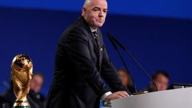 Infantino en el Congreso de la FIFA.