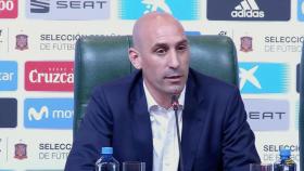 Luis Rubiales, en rueda de prensa