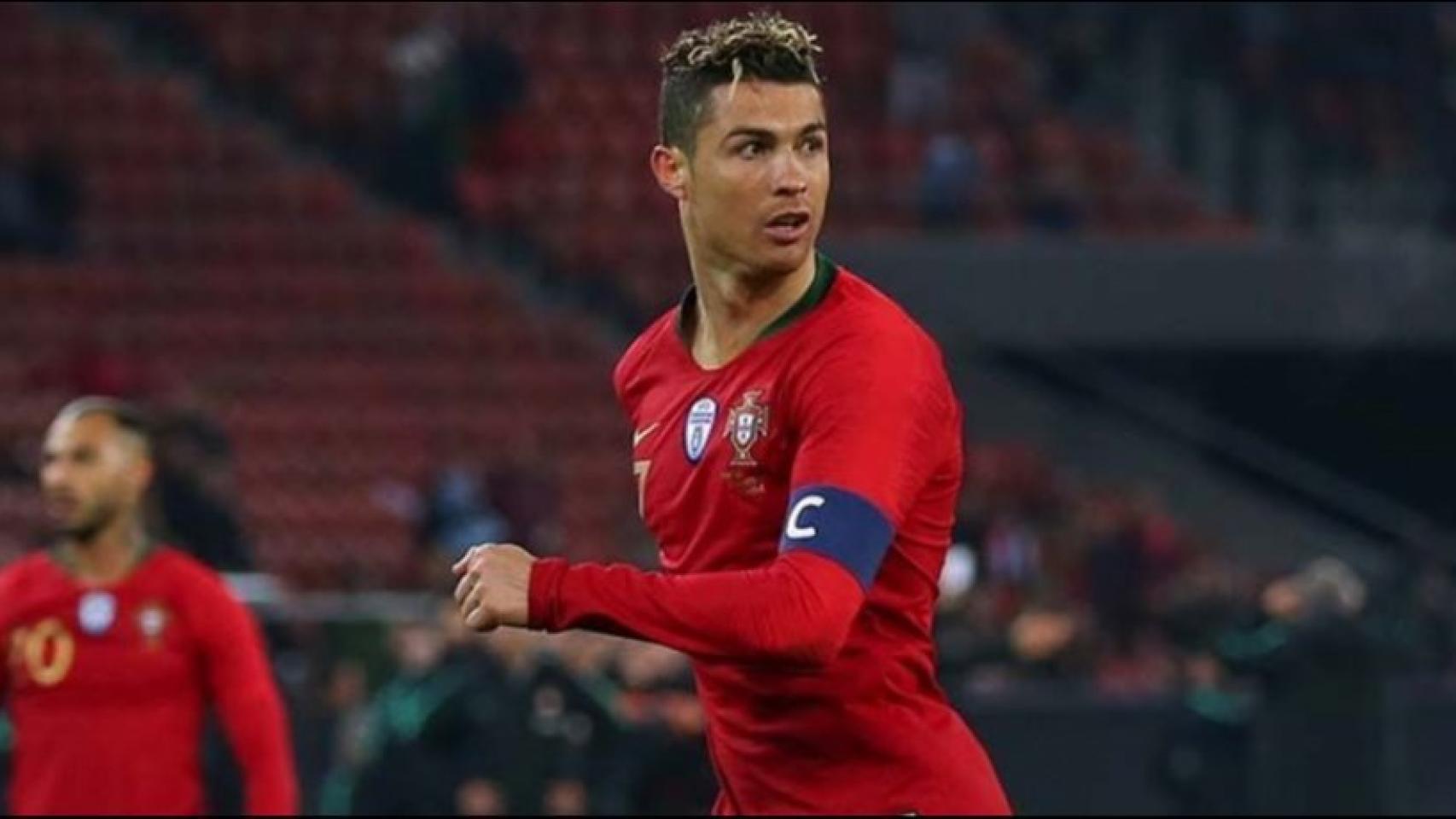 Cristiano Ronaldo, en un partido de Portugal