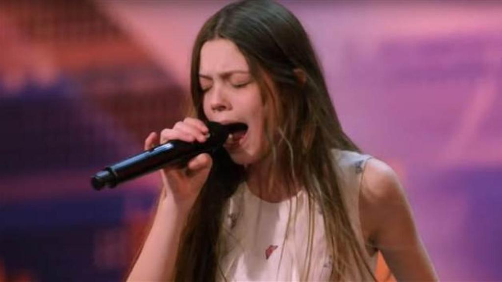 Courtney Hadwin durante su actuación en el concurso.